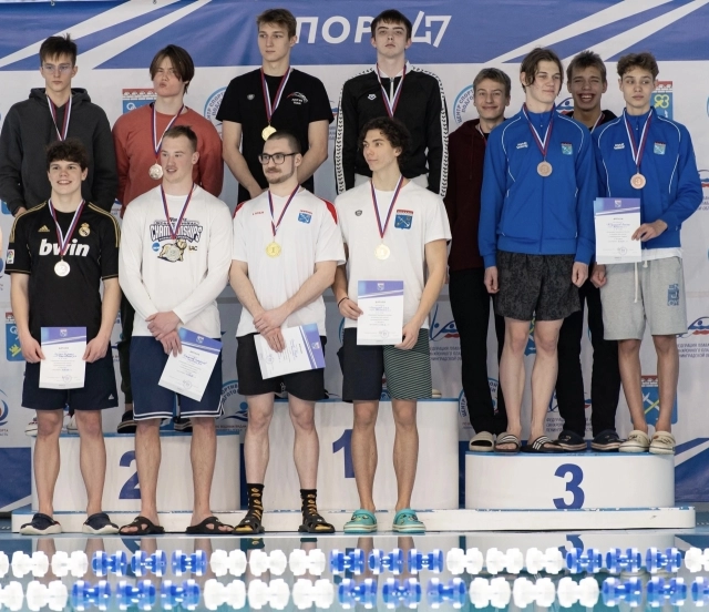 Победители Чемпионата Ленинградской области по плаванию